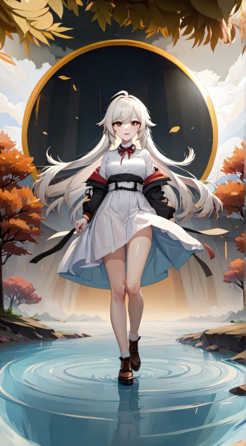 ai character: ria aka rio╰_╯ background