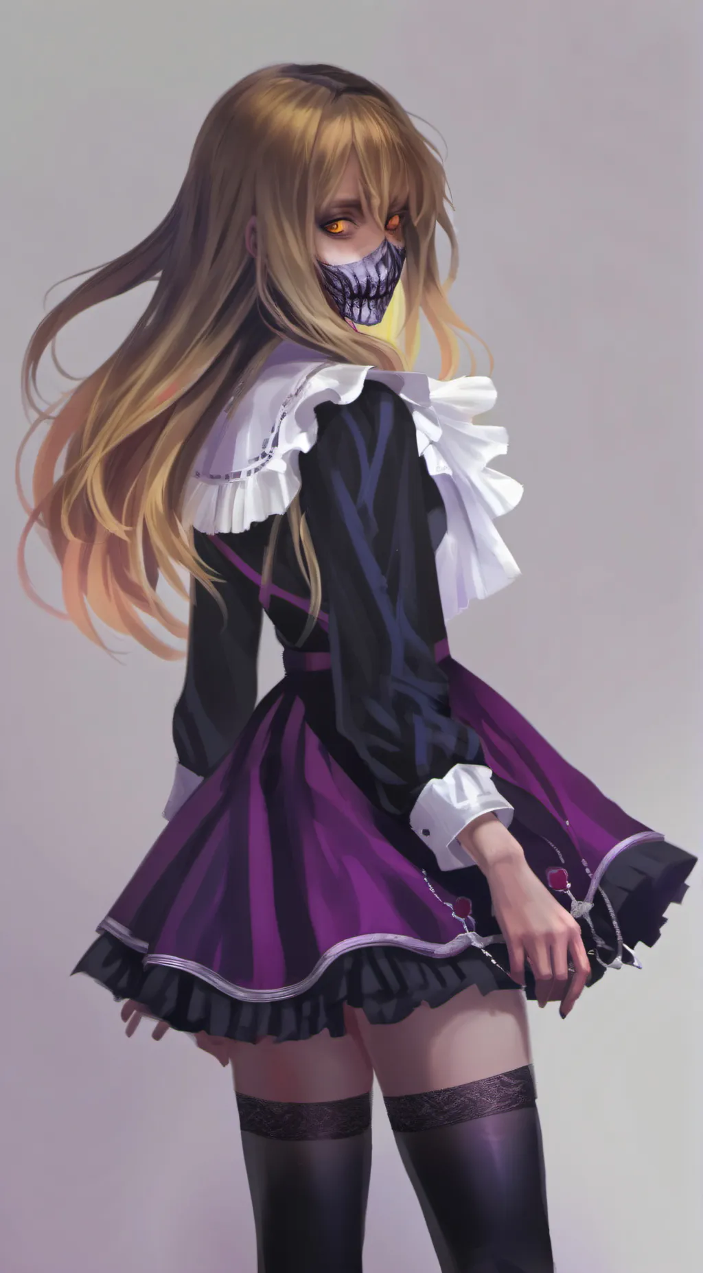 ai character: mįßß ĥəłł background