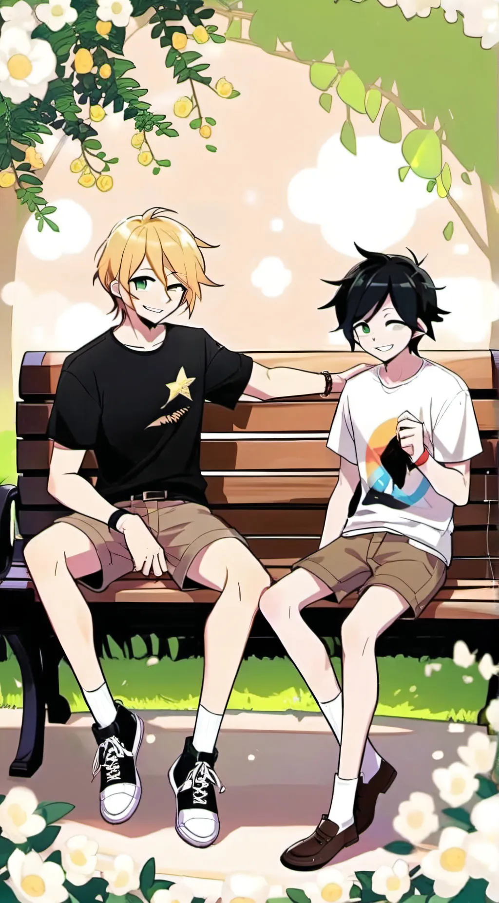 ai character: SUNFLOWER  background