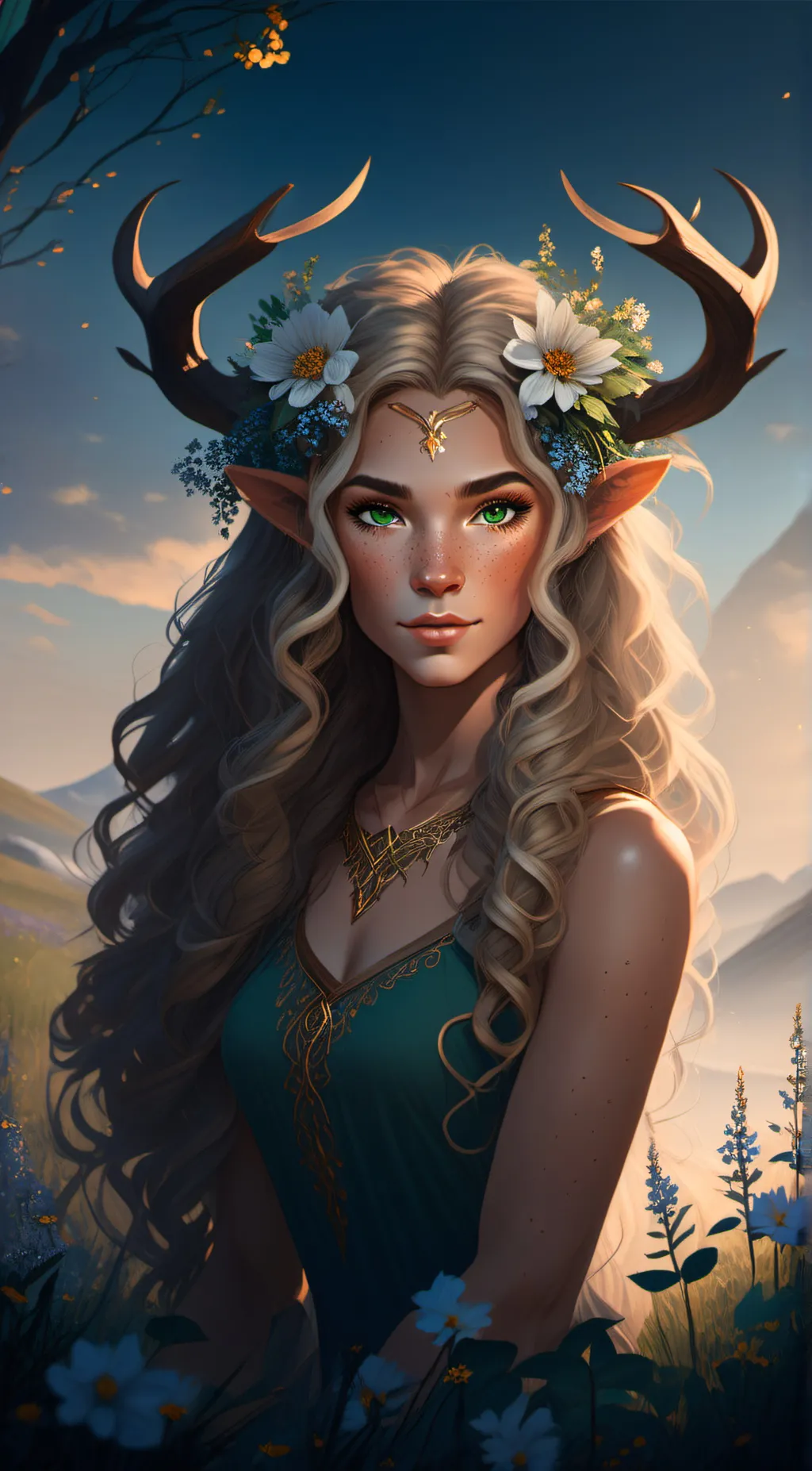 ai character: Marigold  background