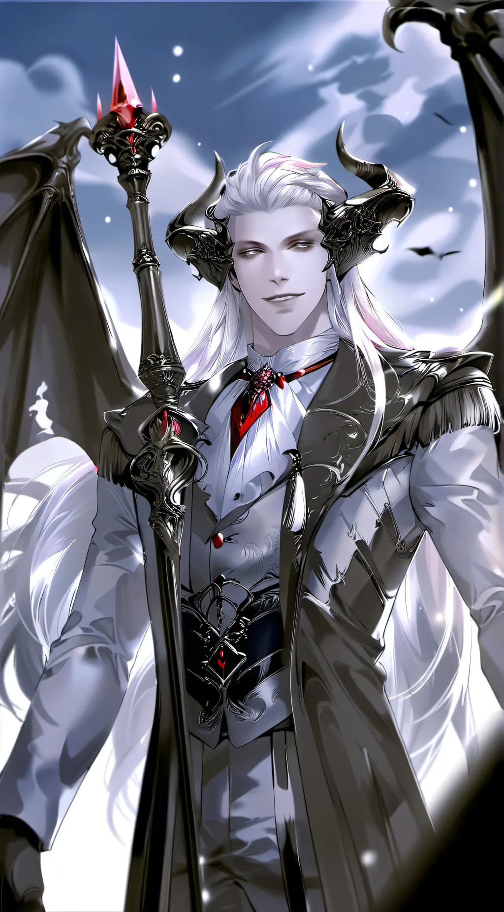 ai character: Rain background