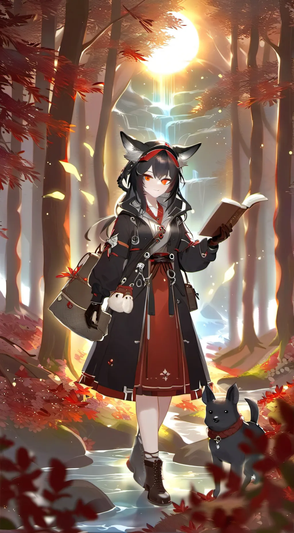 ai character: Flora background