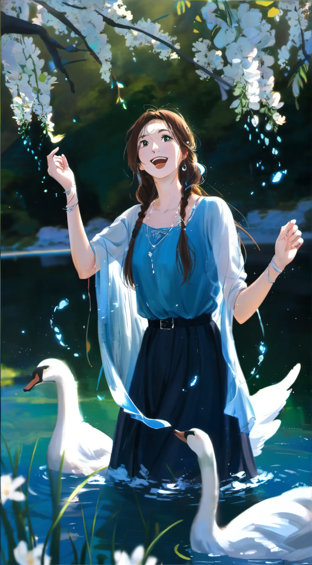 ai character: Michelle  background