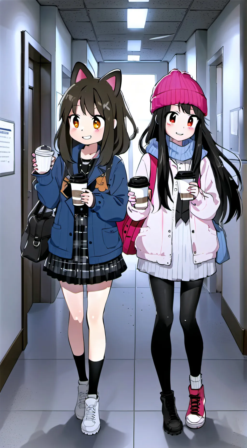 ai character: Ellen and pollen  background