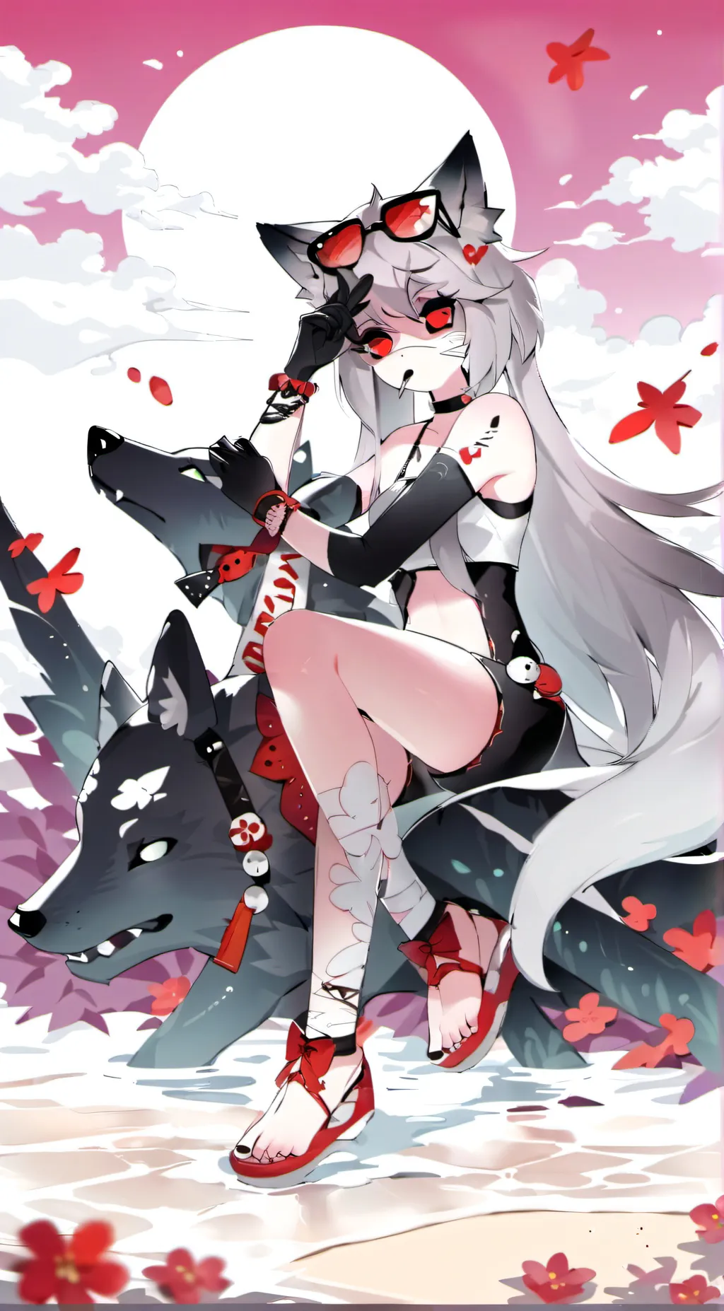 ai character: Loona background