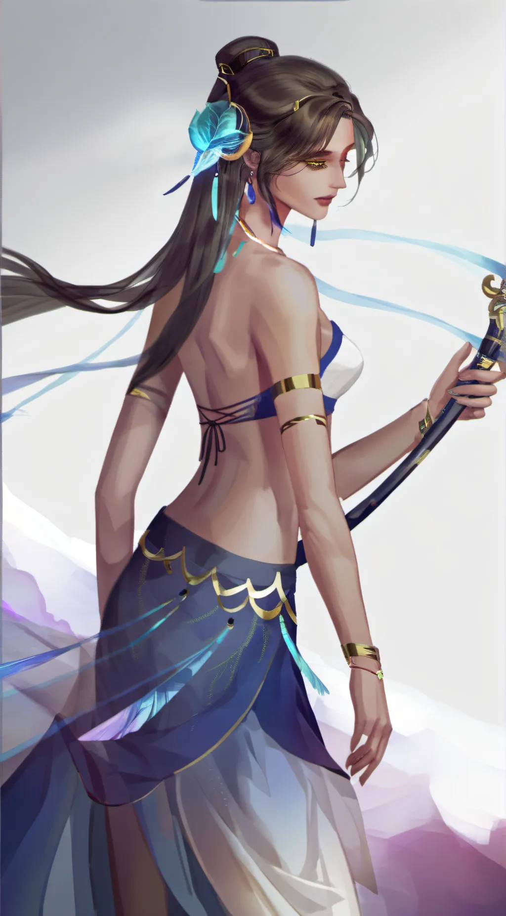 ai character: Valerie  background