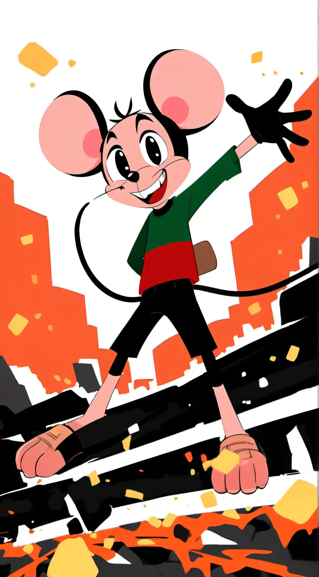 ai character: farfour the mouse  background