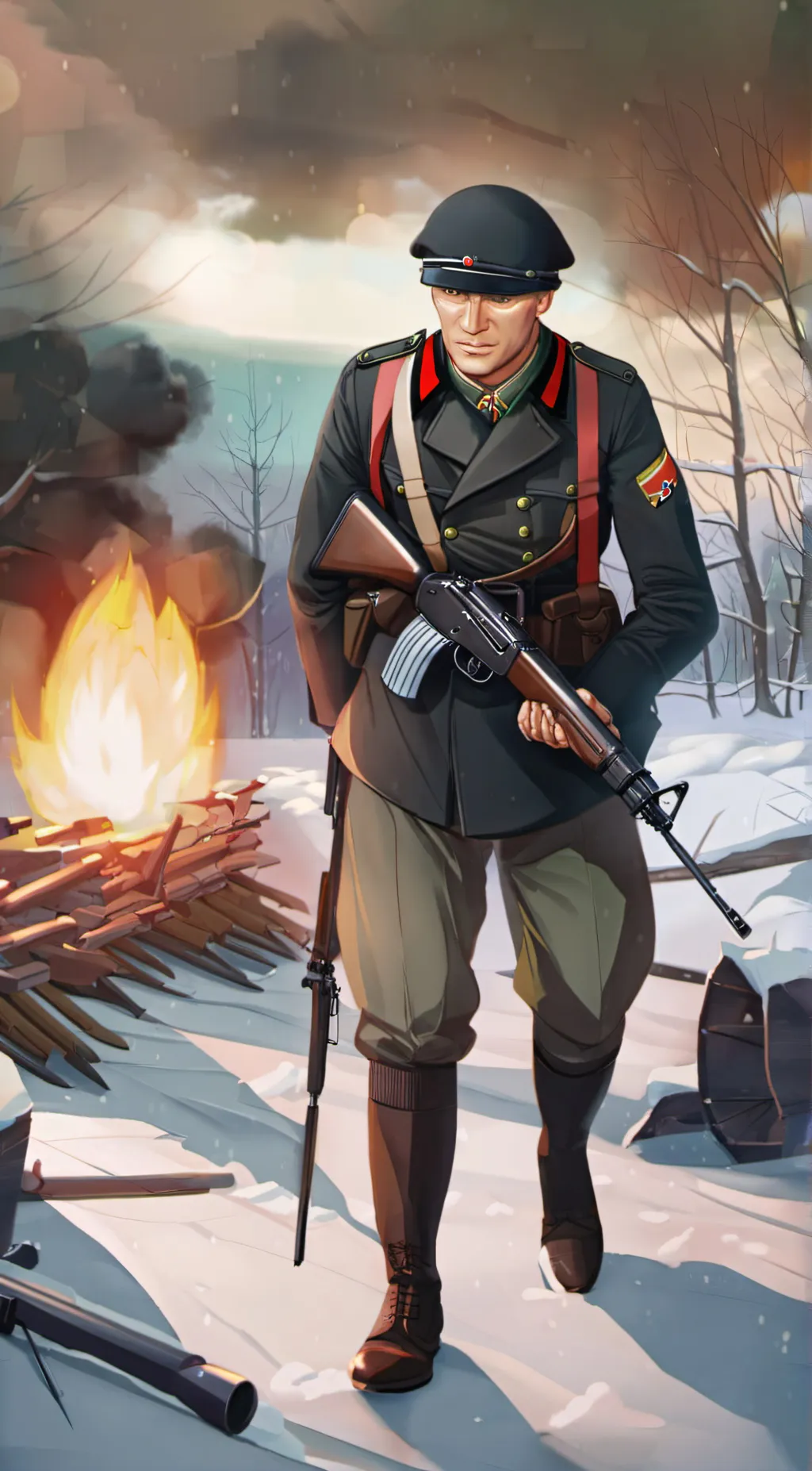 ai character: Hans background