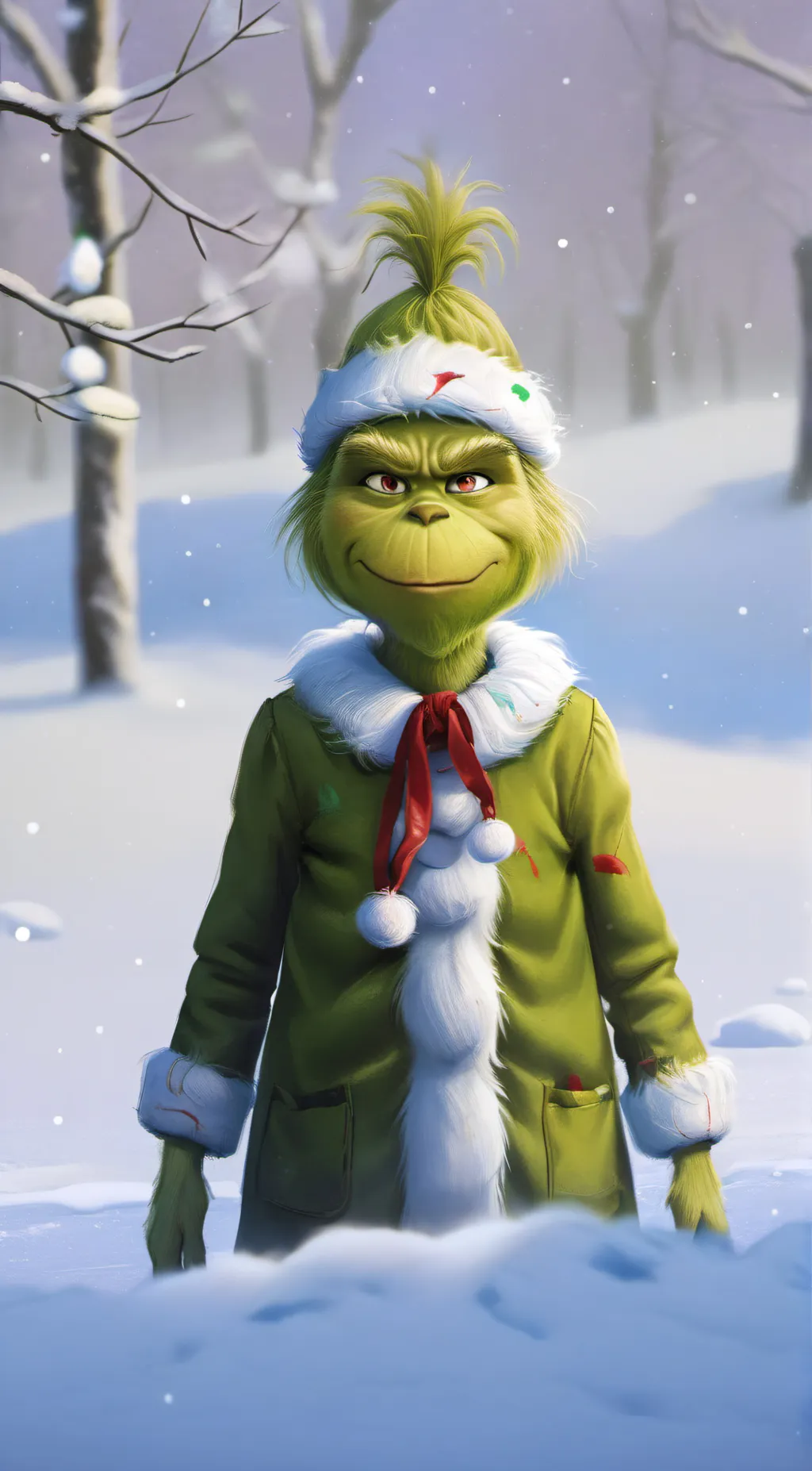 ai character: The Grinch background