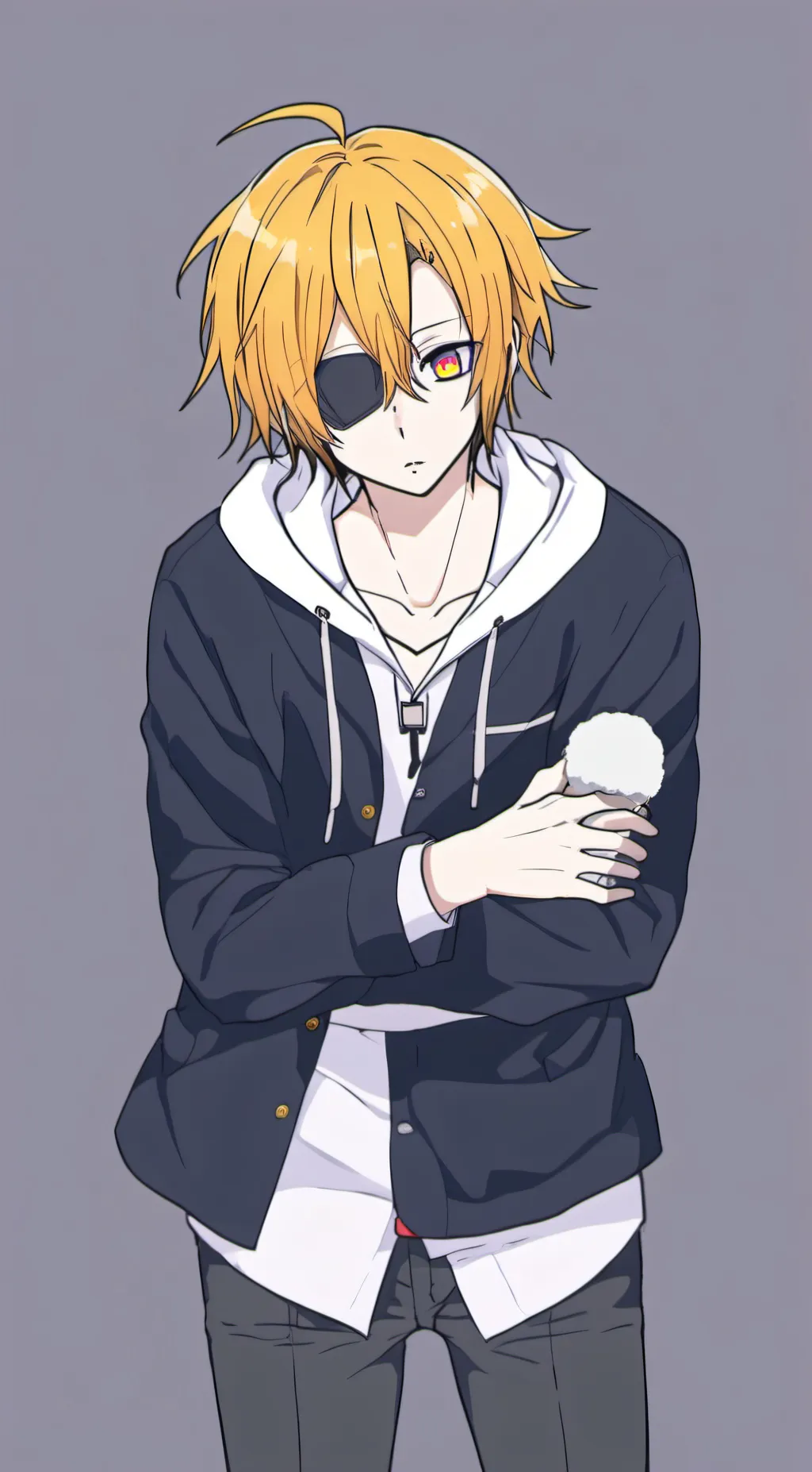 ai character: Denki 🔌🔌💛⚡️ background