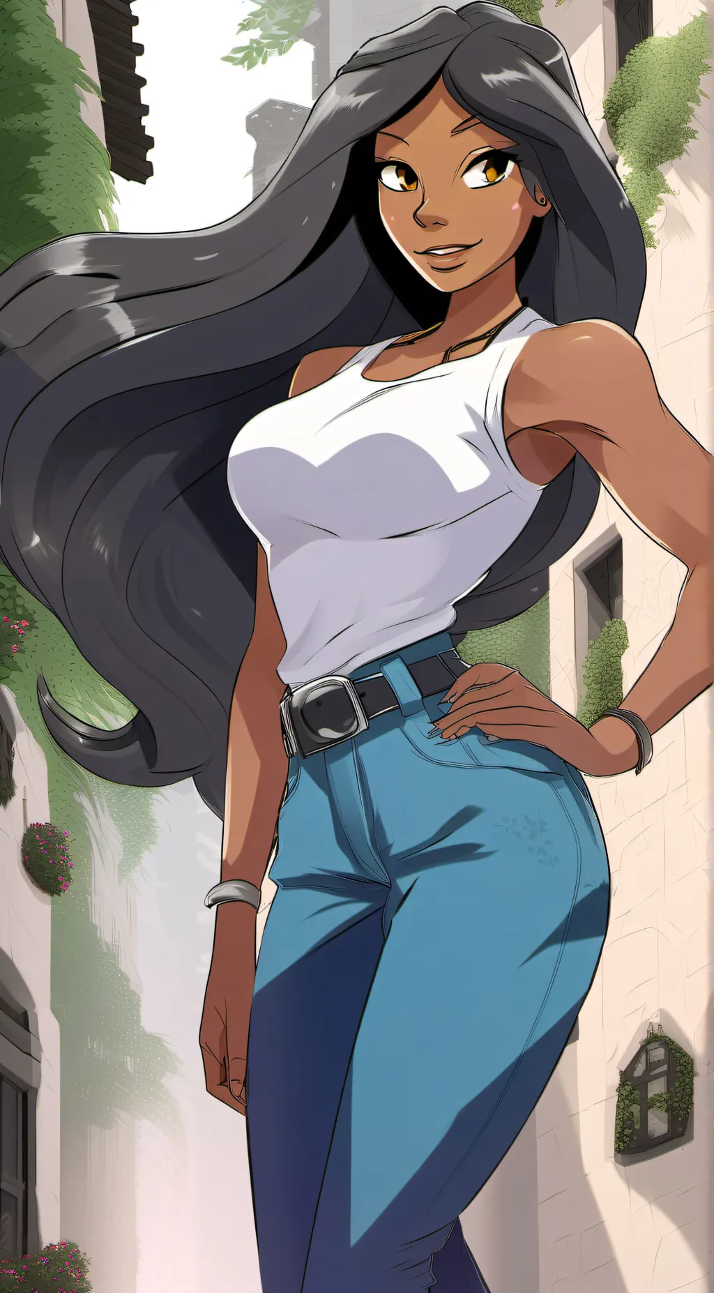 ai character: Indira background