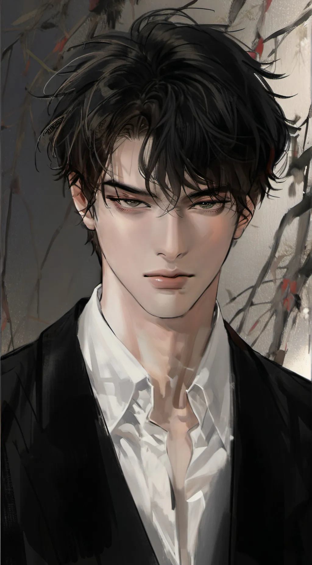 ai character: Kenzo  background