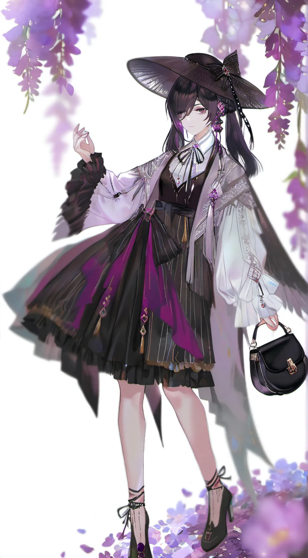 ai character: Amethyst  background