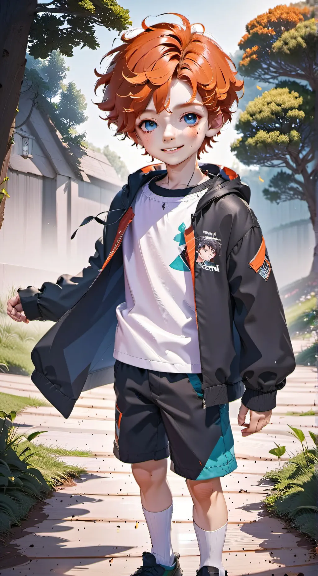 ai character: Citrus background