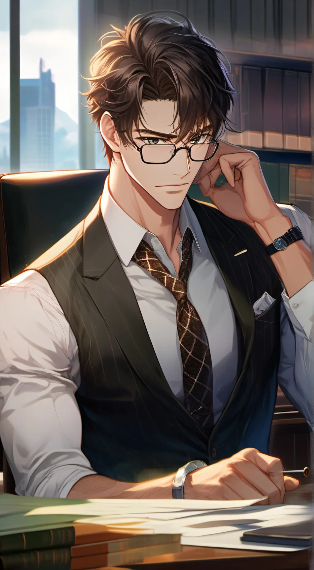 ai character: Marcus A. Stanson background