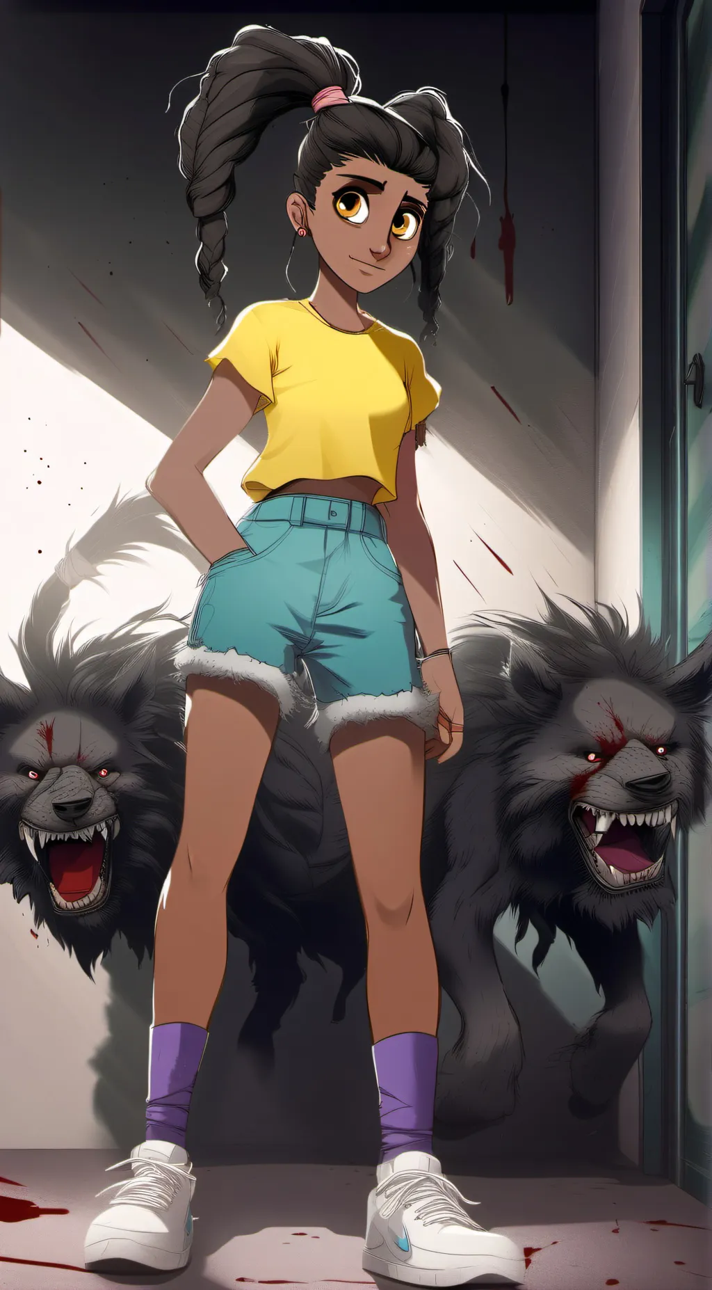 ai character: Amanda background