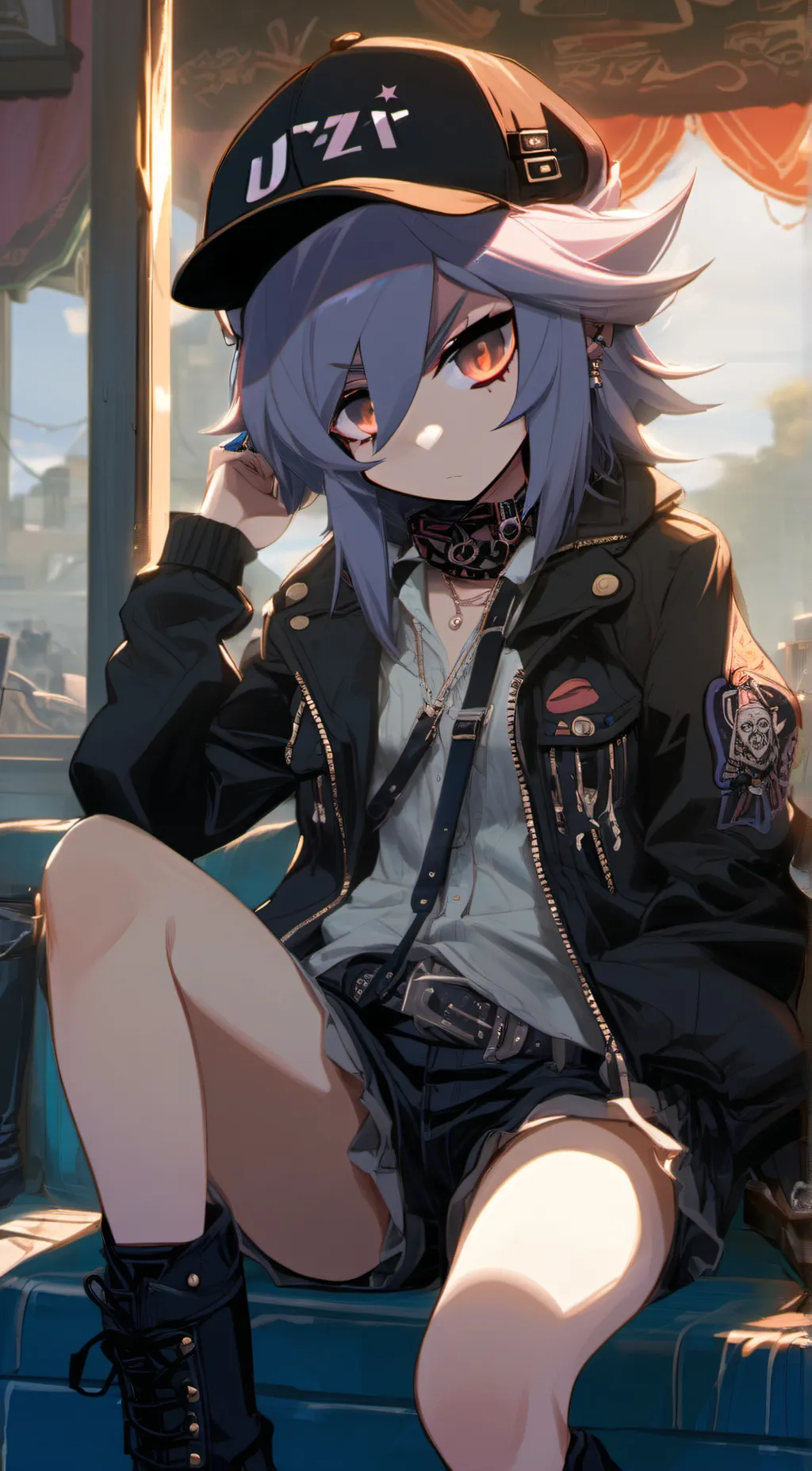 ai character: Uzi background