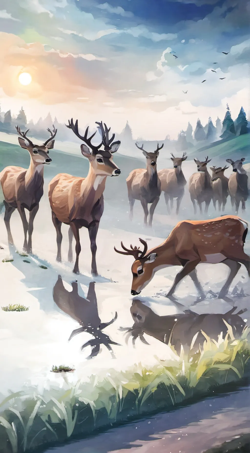 ai character: *|:Elk herd:|* background