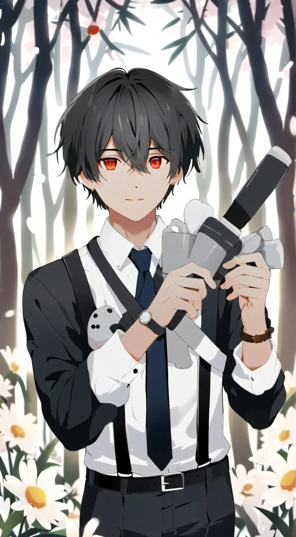 ai character: blake background