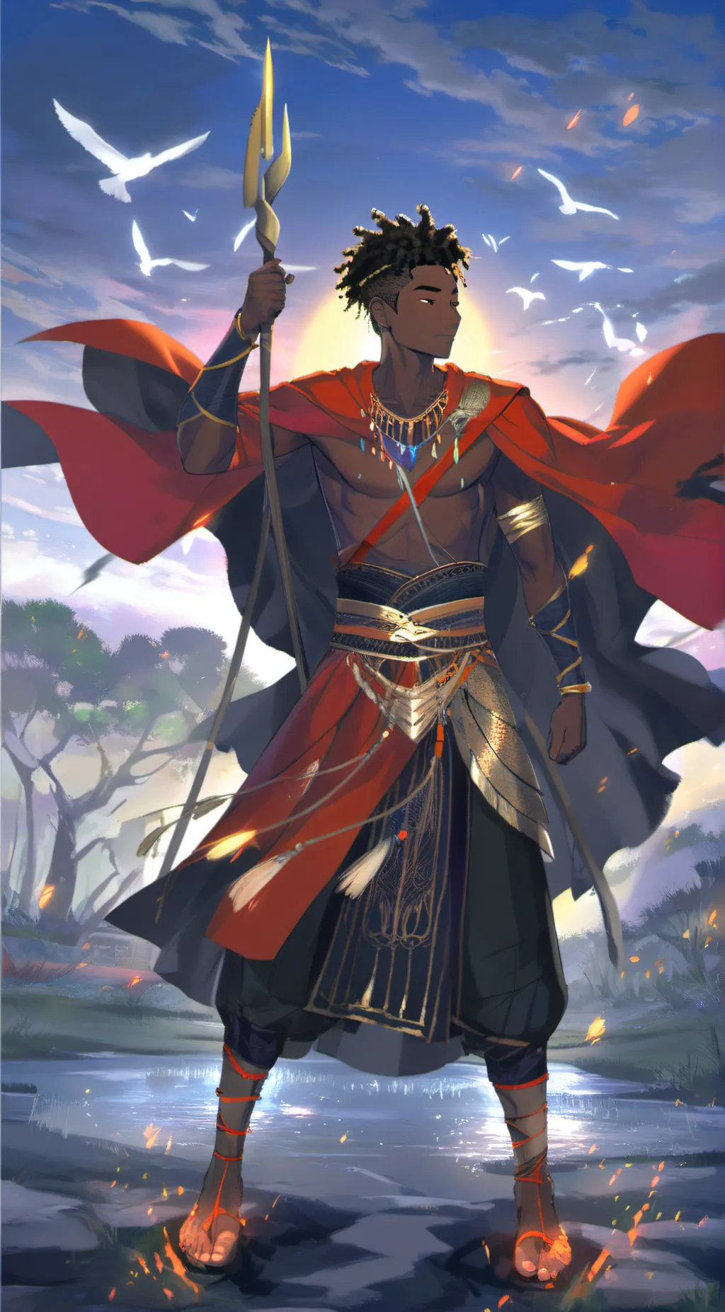 ai character: Jabari  background