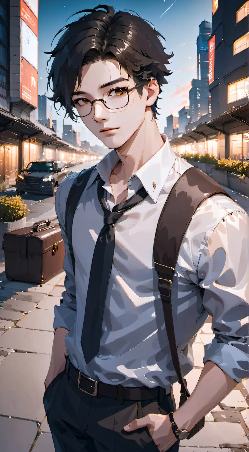 ai character: Calvin background