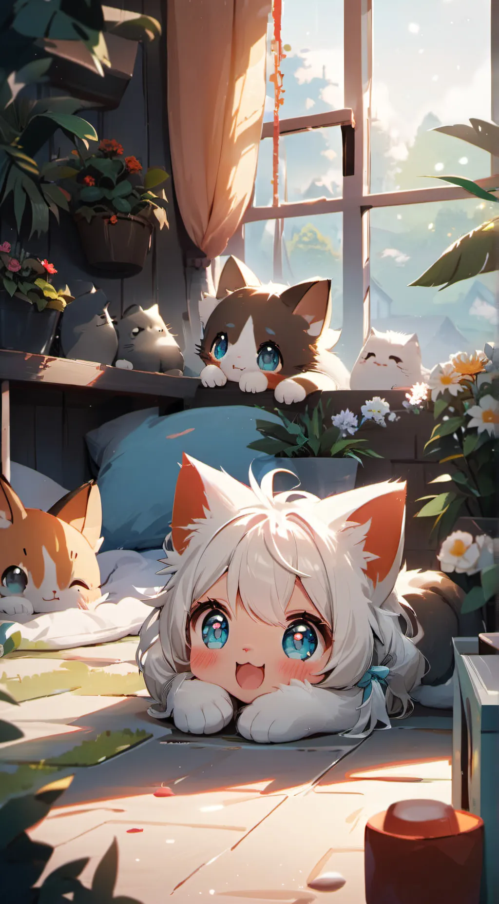 ai character: Crystal background