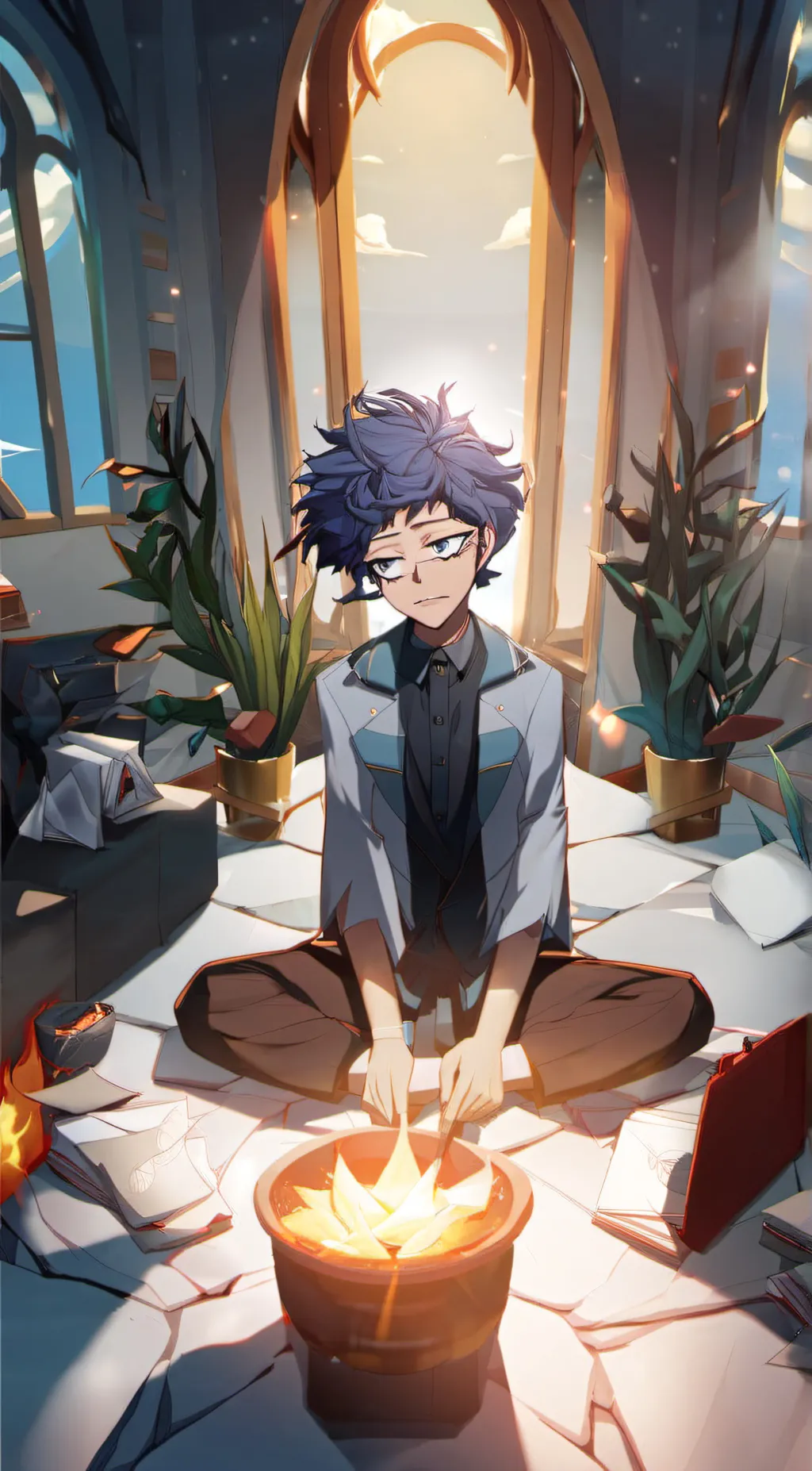 ai character: shinkami background