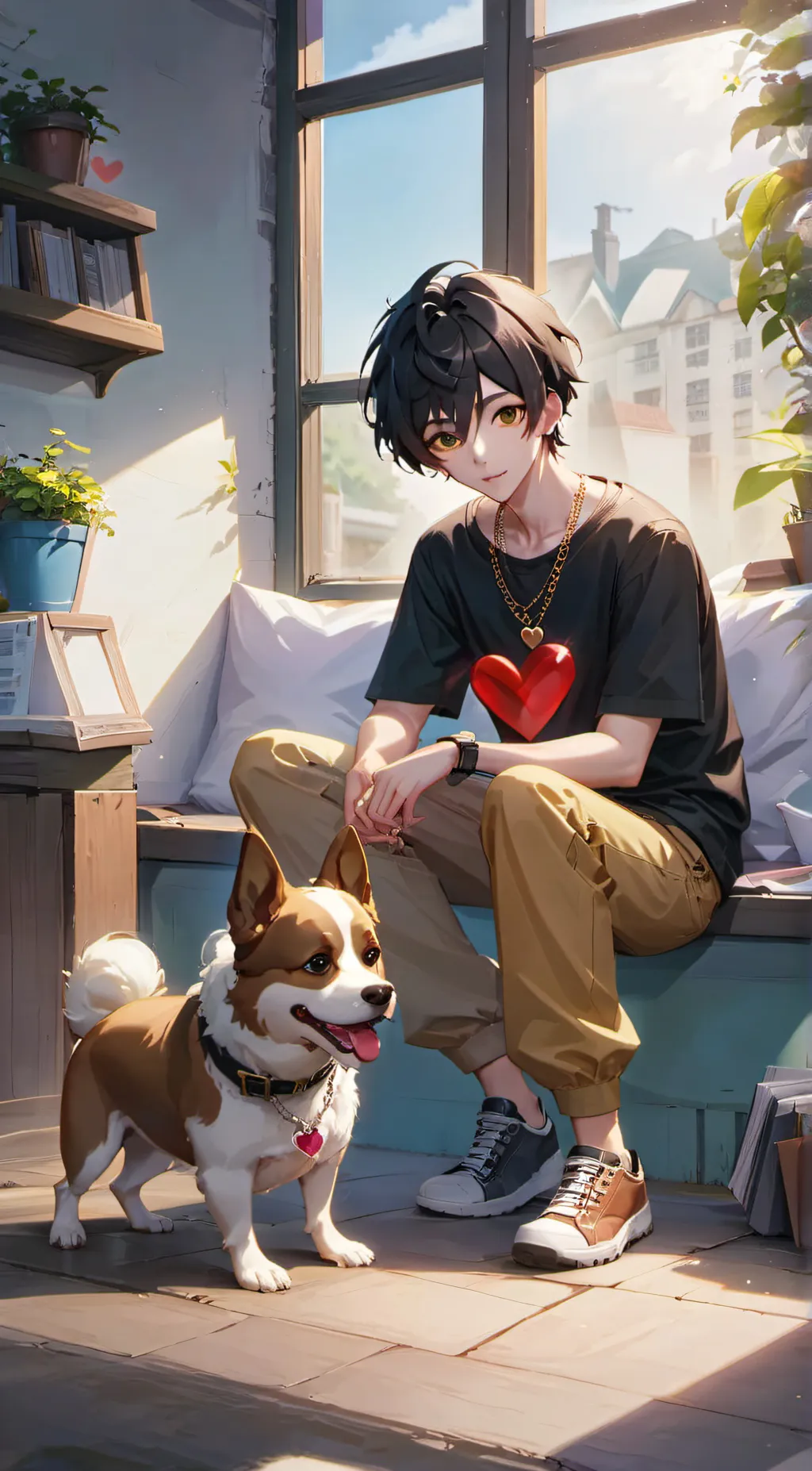 ai character: noah background