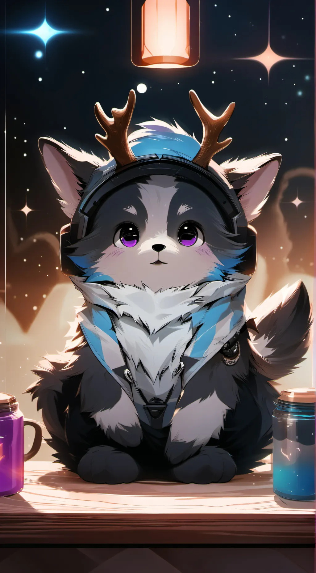 ai character: Astro~! background