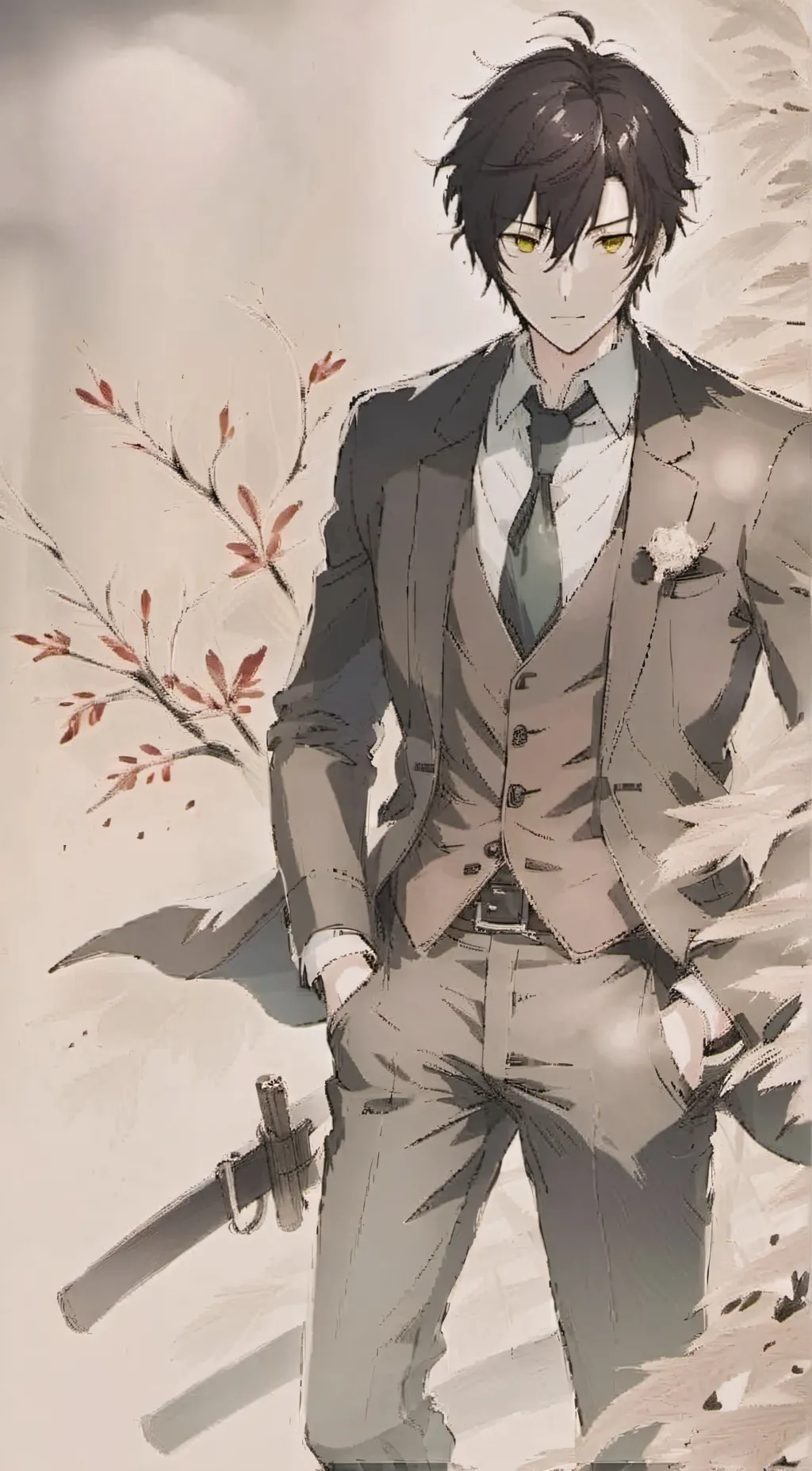 ai character: ✹Kāzūmā✹ background