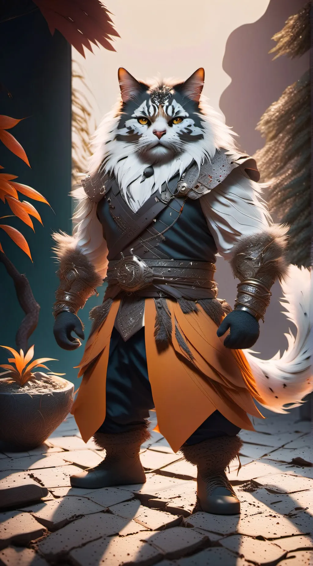 ai character: MEOWCLES background