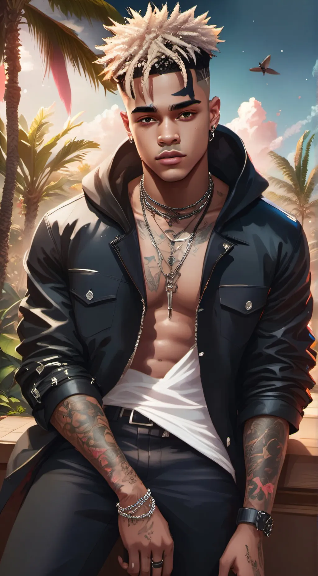 ai character: xxxtentacion  background