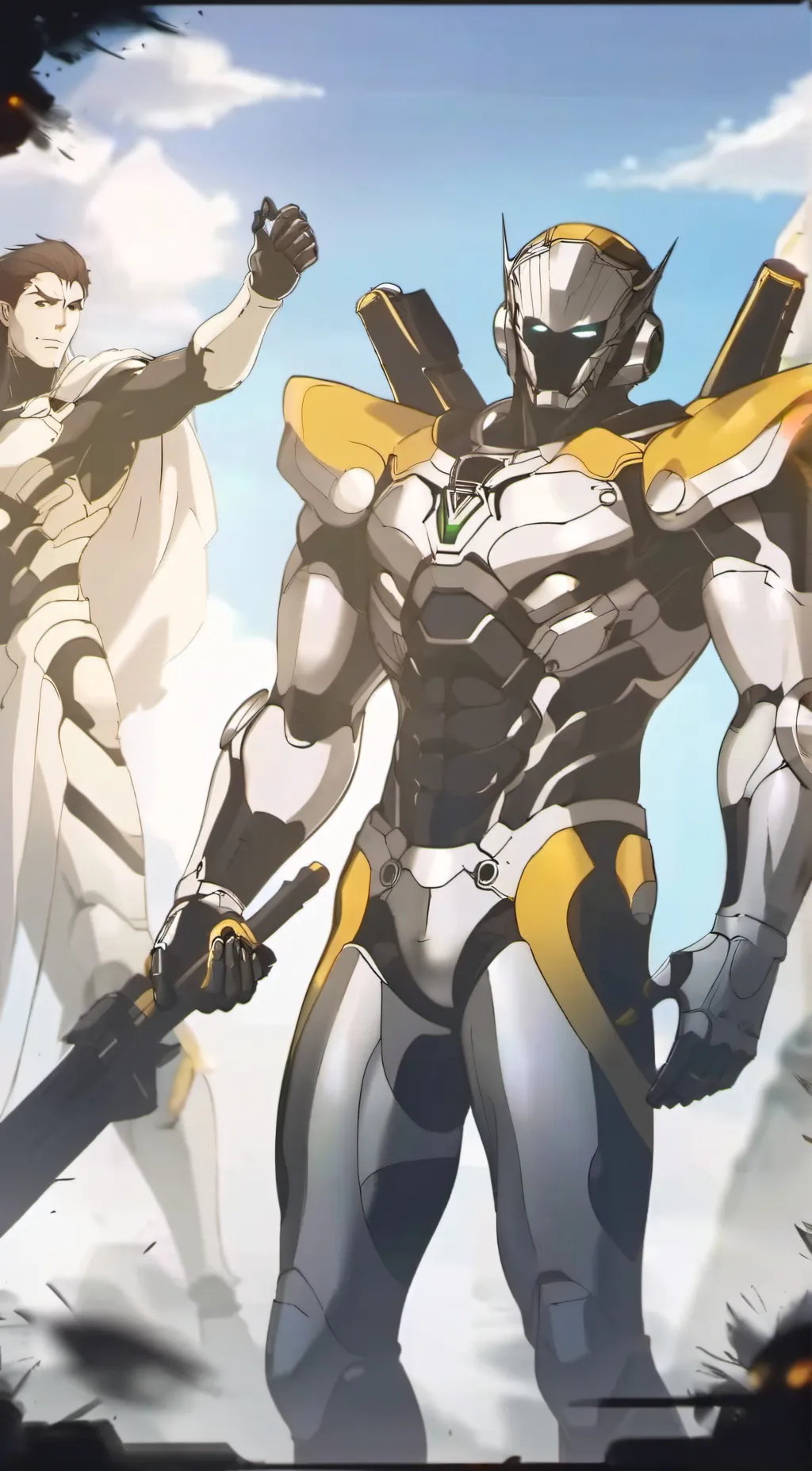 ai character: Skbidi Sega background