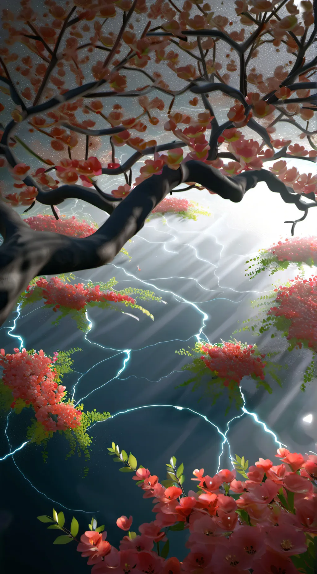 ai character: Thunder background