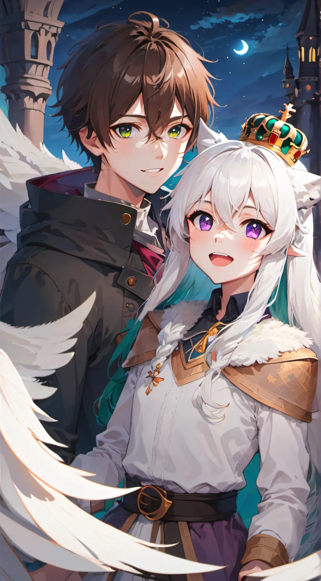 ai character: Hope & Love Broken background