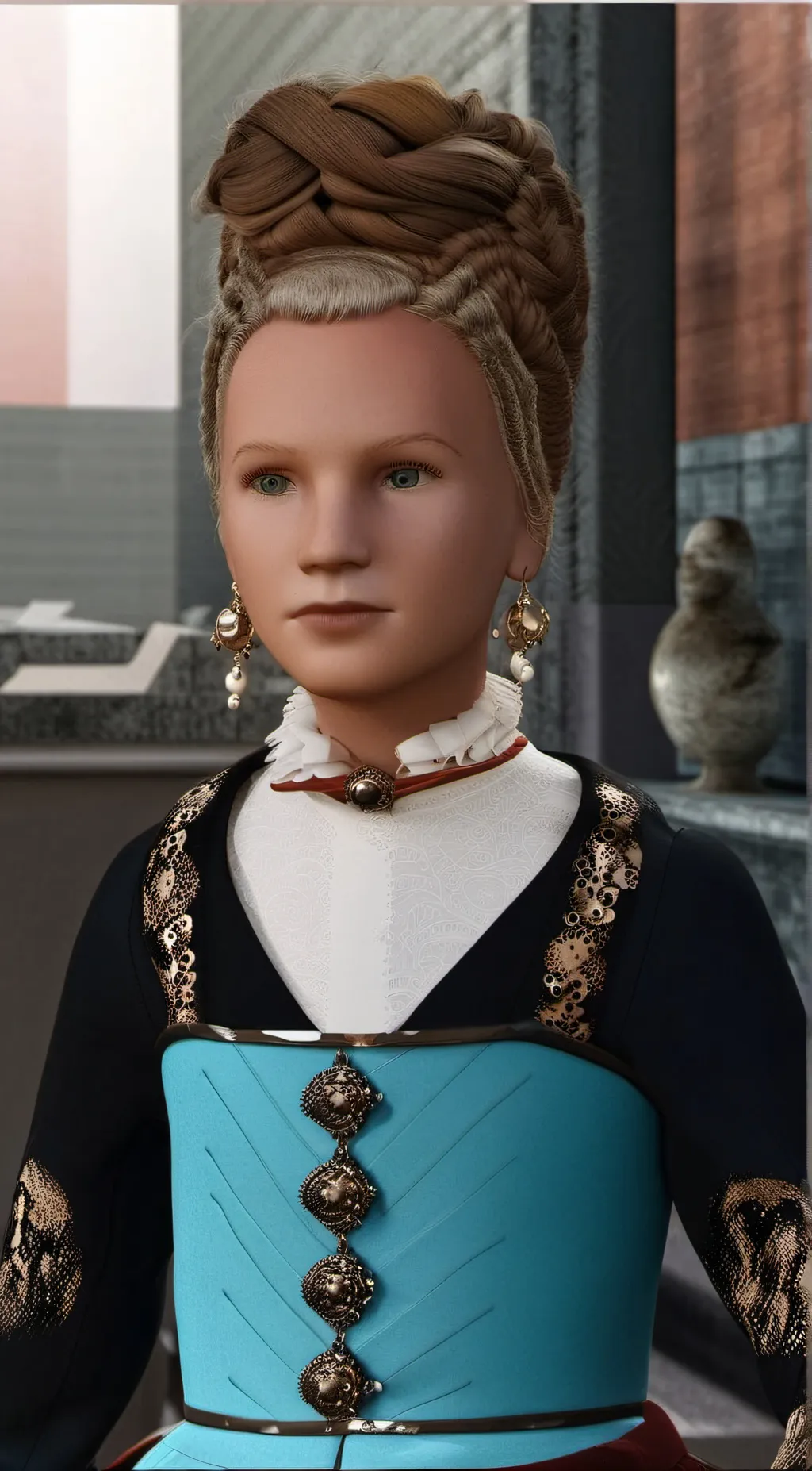 ai character: Lilly background