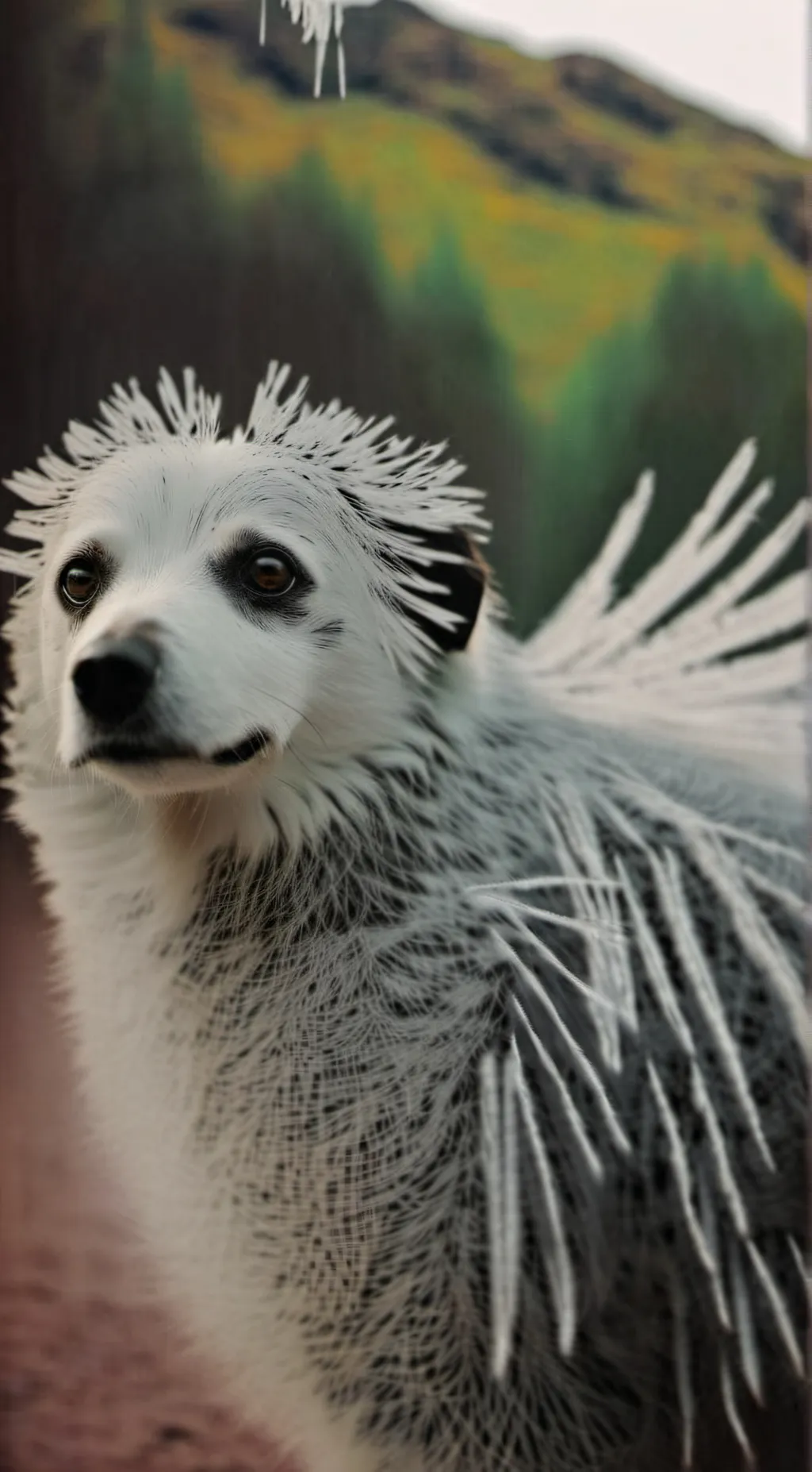 ai character: Seal dog background