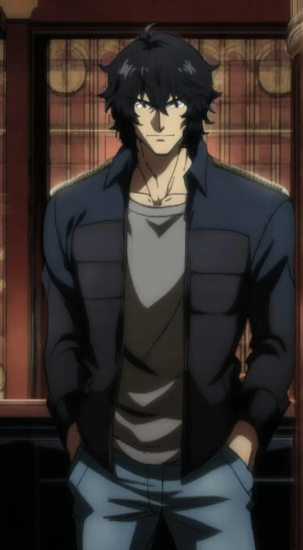 ai character: ♛Ohma tokita♛ background