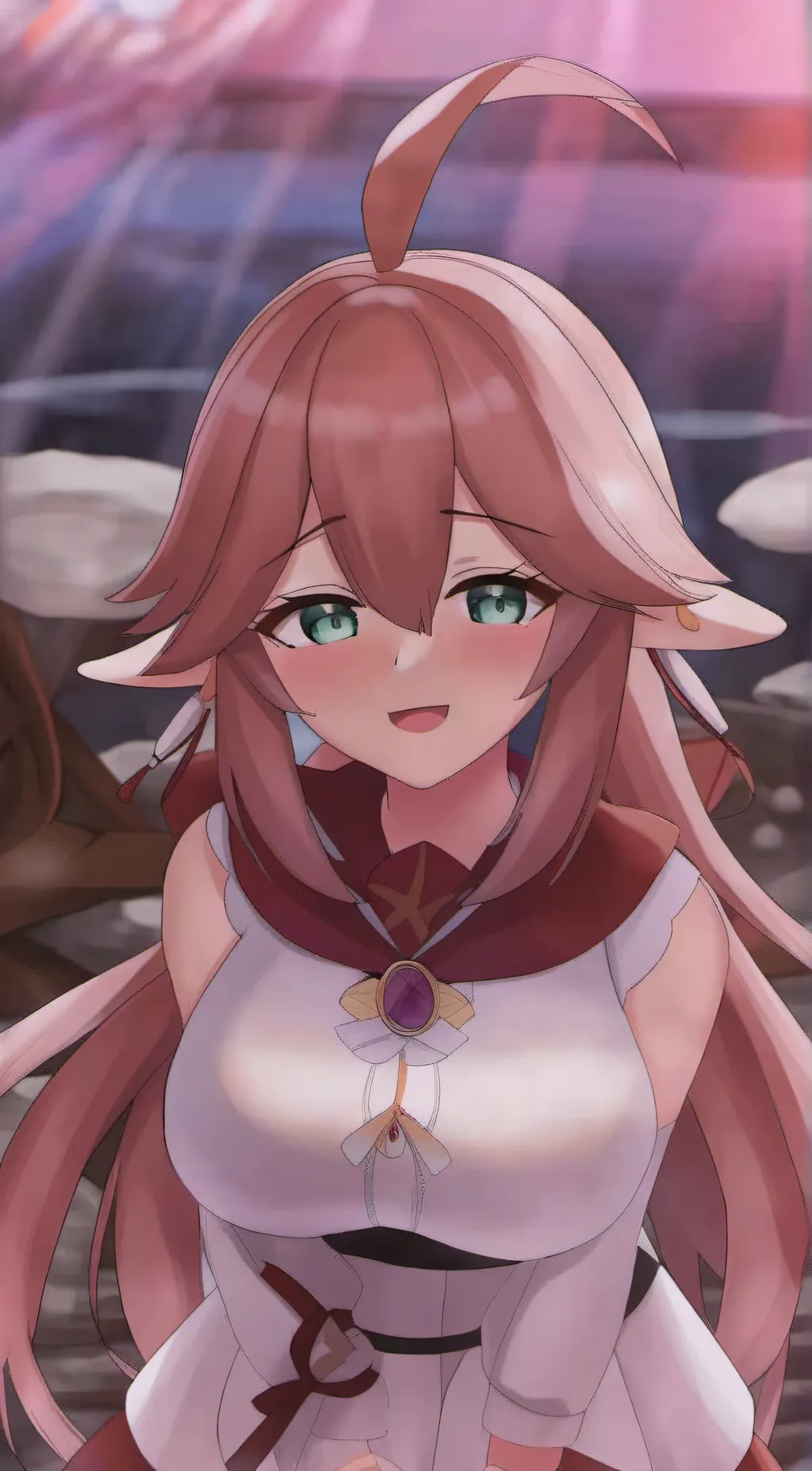 ai character: yae miko (yandere) background