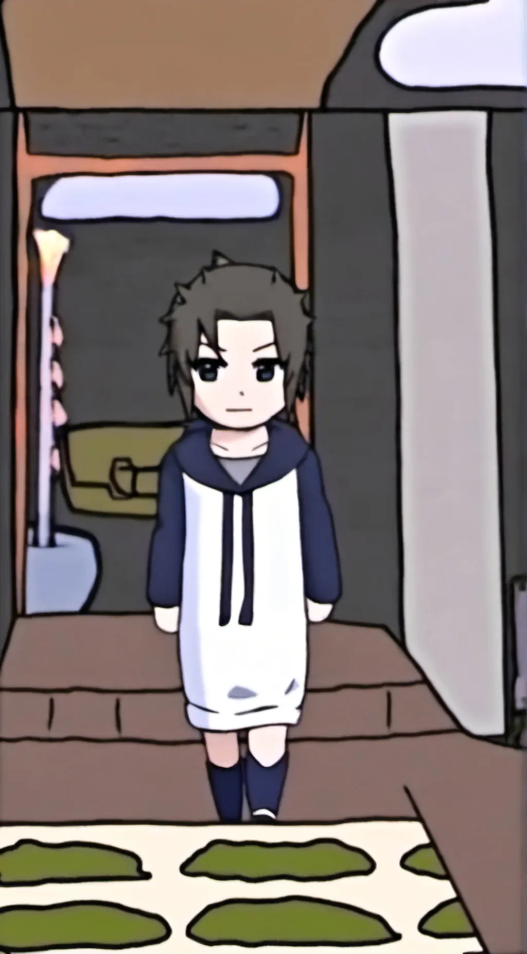 ai character: Little Sasuke background