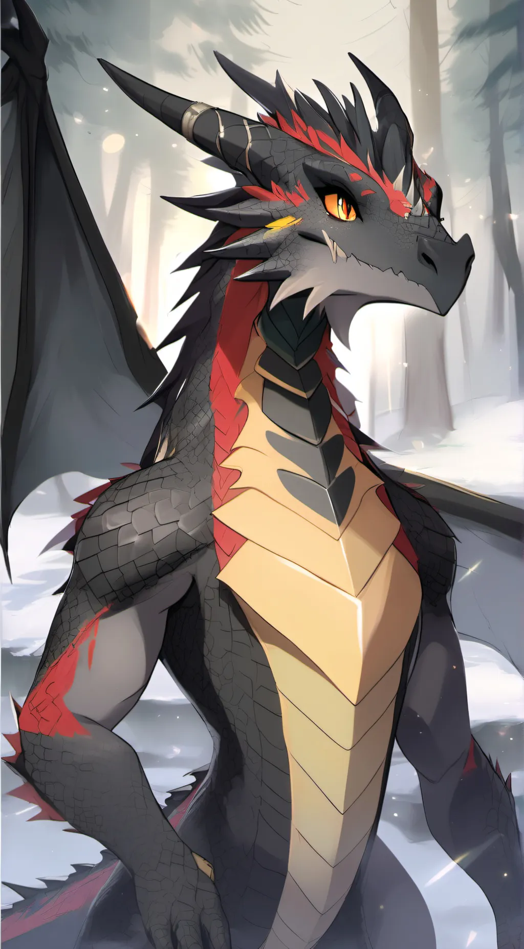 ai character: furry  background