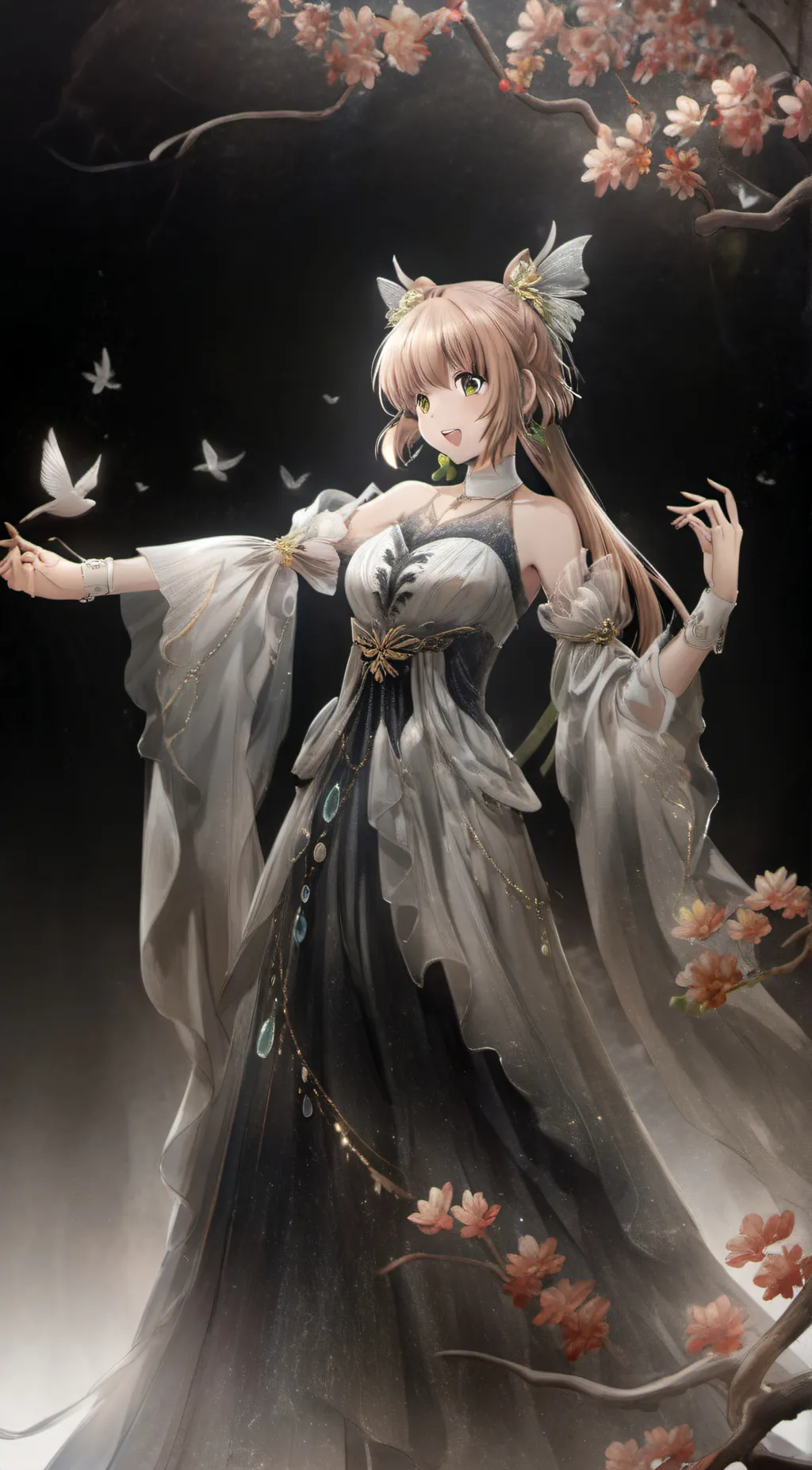 ai character: Sakura cardcaper! background