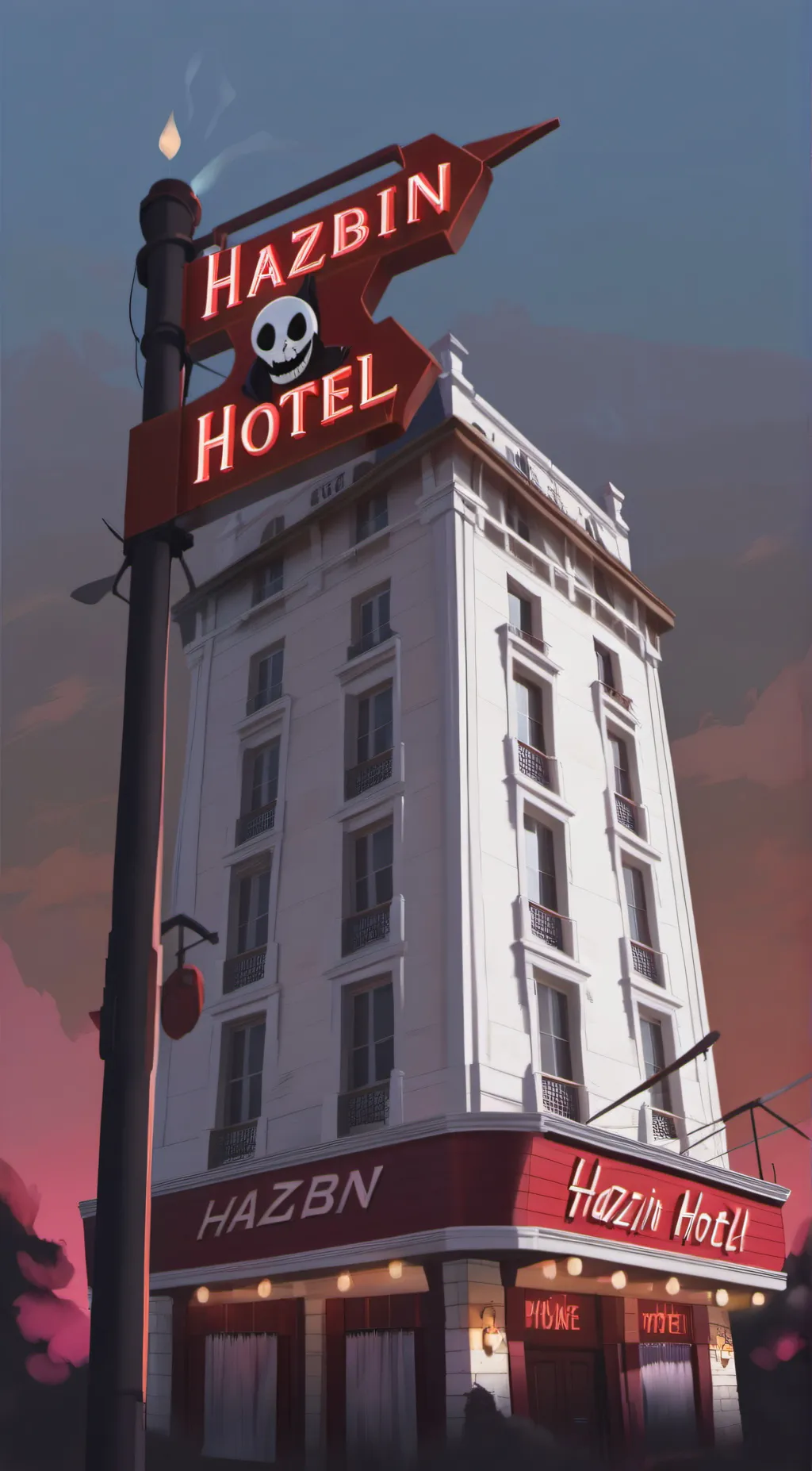 ai character: hazbin hotel background