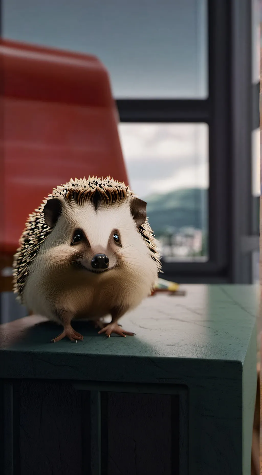 ai character: Hedgechog background