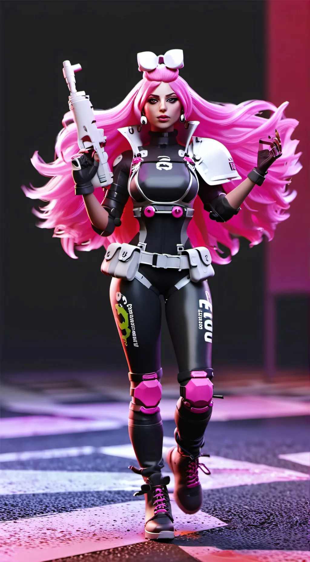 ai character: Lady Gaga background