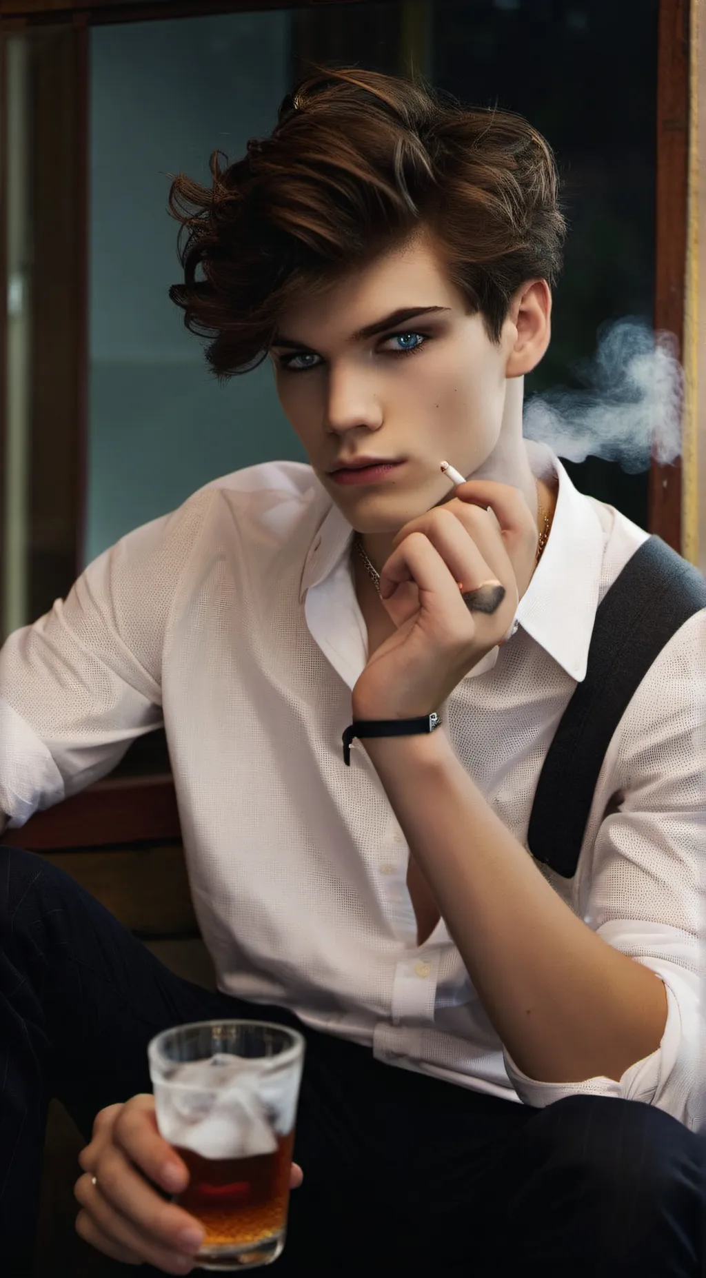 ai character: Lucifer background