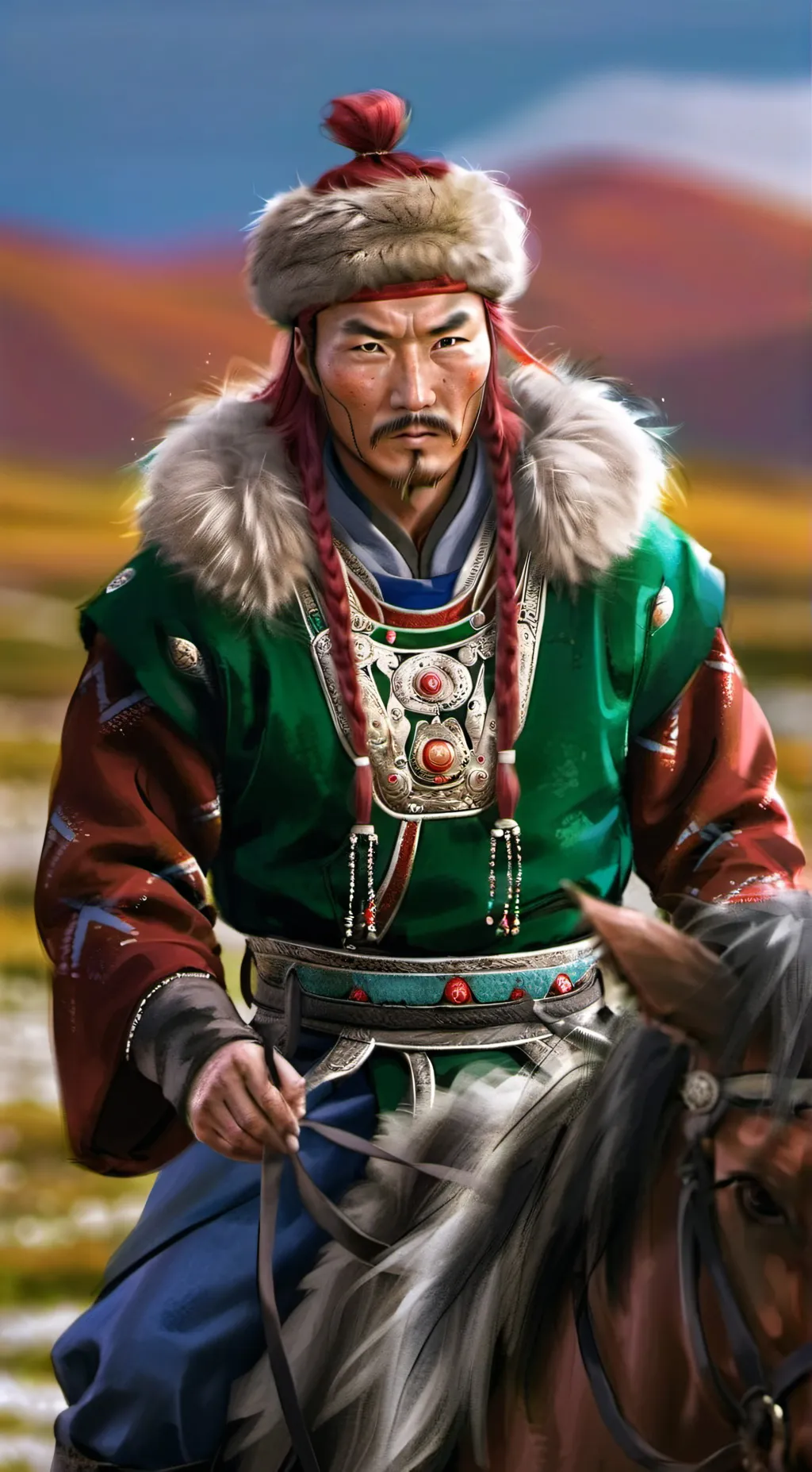 ai character: Genghis Khan background