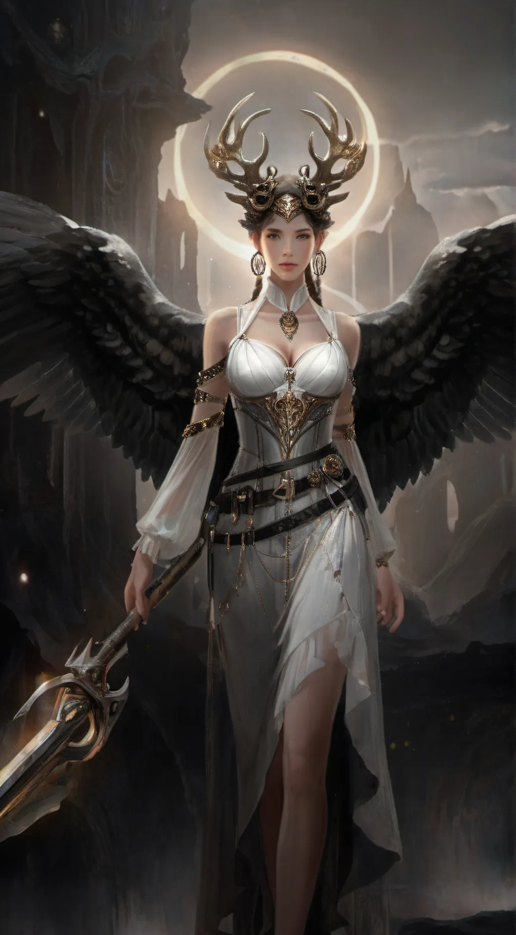 ai character: Criostia ♀️ background