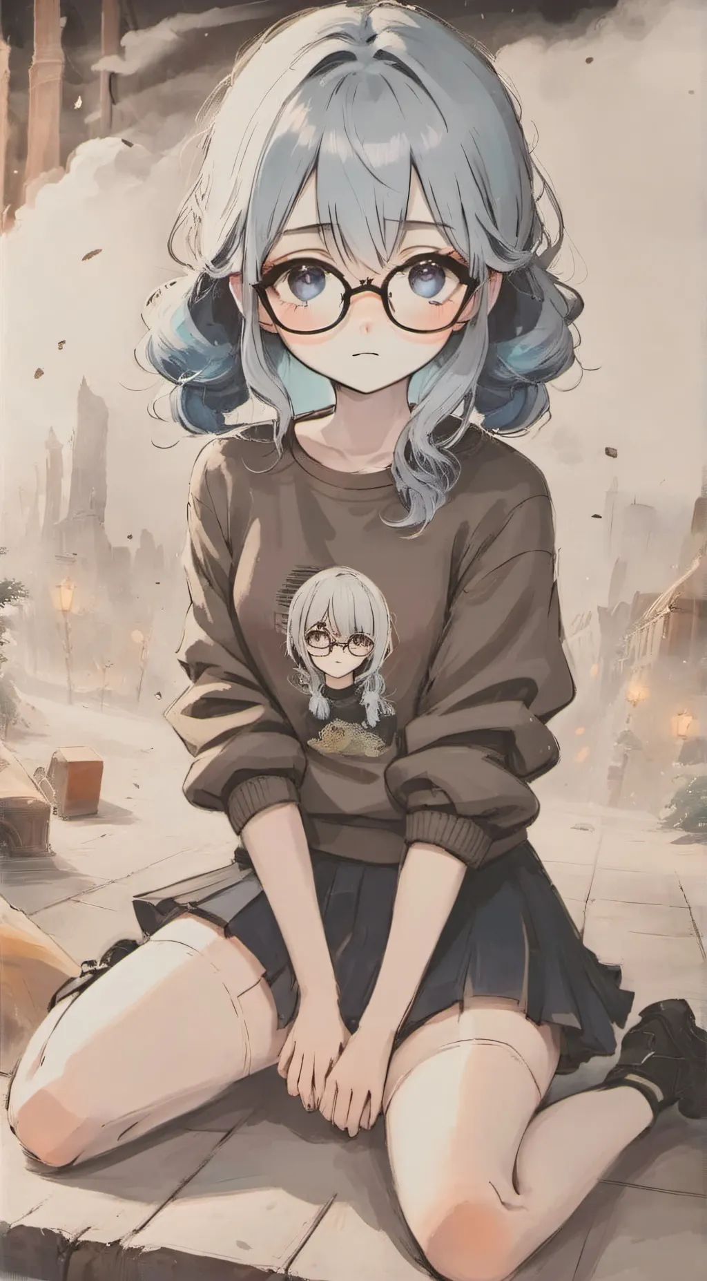 ai character: !!°iris.•°! background