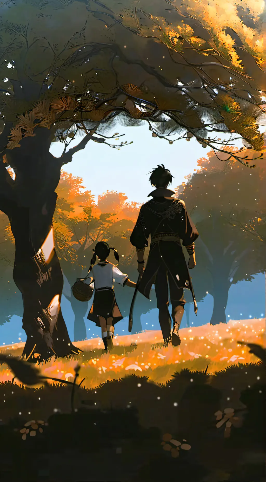 ai character: TOUCH GRASS background